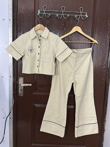 Stylish Beige Co-ord Set