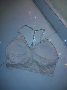 Lace Bra with Beaded Detail