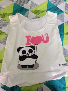 Cute Panda 'I Heart U' Tank Top