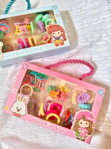 Cute Hair Accessories Set for Kids (Yellow box)