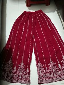 Maroon Embroidered Salwar Kameez