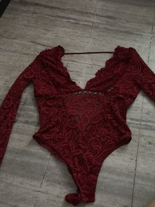 Sheer Lace Bodysuit