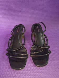Black Block Heels