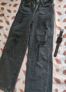 Stylish Washed Denim Jeans