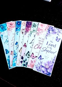 homemade Set of 8 Religious Bookmarks