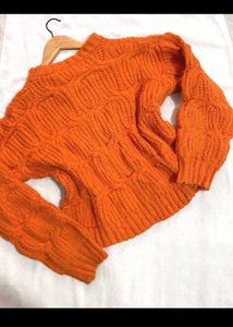 Orange Pullover