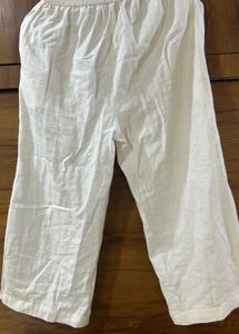 trendy linen white pants