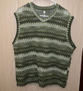 Sleeveless Patterned Knit Top