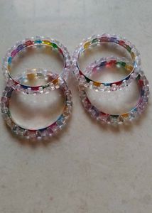 Rainbow Bangles (Set of 4)