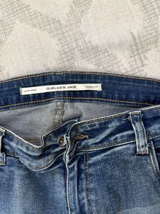 Classic Blue Denim capri Jeans