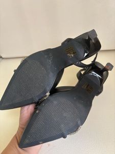 Heels with Rhinestone Detail