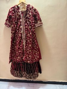 Embroidered Lehenga Choli Set with Dupatta