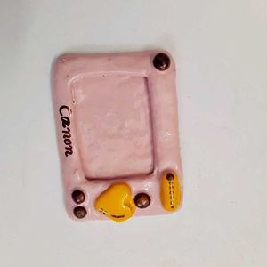Cute Pink Camera Photo Frame