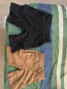 2 Pairs of kids Cargo Shorts