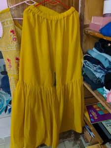 Stylish Yellow Palazzo Pants