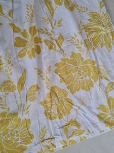 Yellow flower A line dress