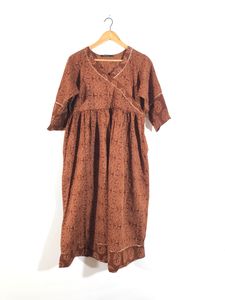 Brown Printed Kurta(Women’s)