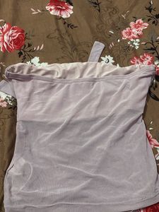 Sparkly Tie Up Halter Neck Top
