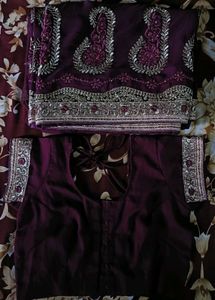 Purple Saree