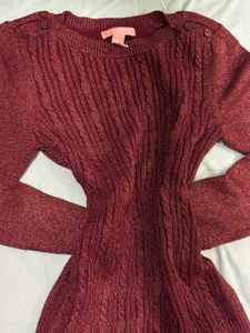 Sparkly Cable Knit Sweater, banana republic, vinta