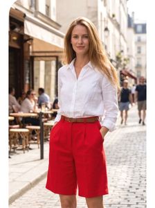 Stylish Red culottes