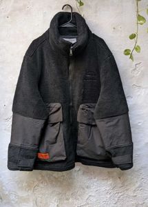 panmax paris Stylish Black Fleece Jacket