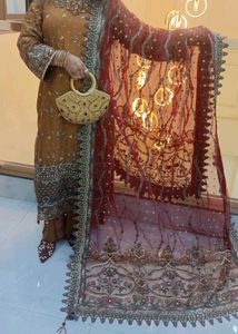 Elegant Embroidered Kurta with Dupatta