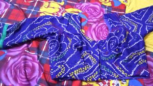 Bandhani Blouse Blue
