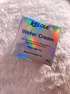 Recode Water Cream 50g | Hyaluronic Acid 1.5% & Ni
