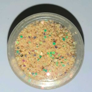 Sunbeam Opal Mirror Glass Shine Seqins Nail Art