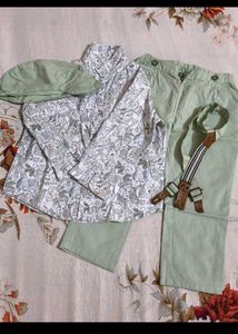 Boys Ethnic Wear Set with Waistcoat