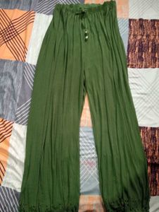 Green Palazzo Pants