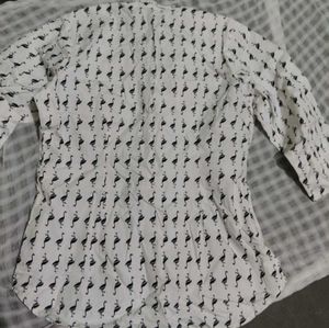 Chic Flamingo Print Kurta Tunic