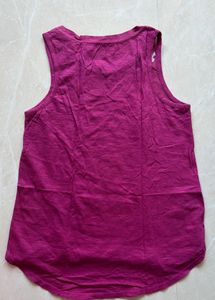 Embroidered Sleeveless Top
