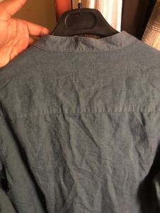 Men's Casual Band Collar Shirt