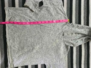 Girls Gray Hoodie for 6 to 8 years old