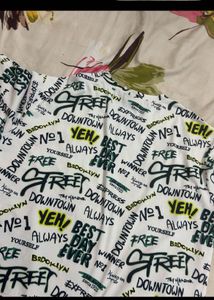 combo of Graphic Print Sweatshirt &amp; Joggers Set