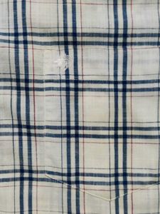 White Blue Checks Pure Cotton Shirt