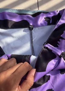 Purple Y2K Wide Leg Pants