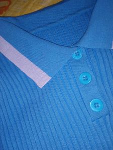 Collared Crop Top