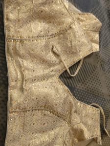 1 or 2 te used golden blouse