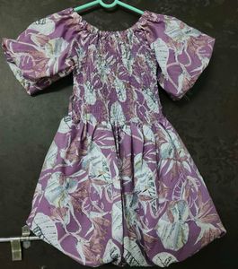 Floral Print Dress with belt