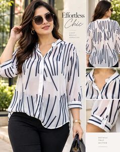 Effortless Chic Striped Blouse