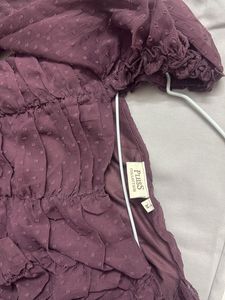 Chic Ruched Puff Sleeve Top