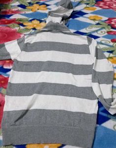 Striped Hoodie Sweatshirt