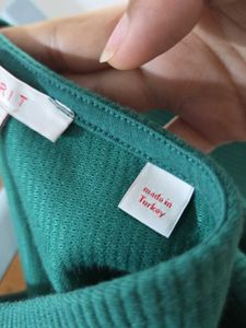 Esprit Chic Green Short Sleeve Dress