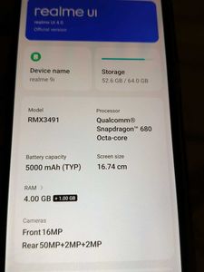 Realme 9i RMX3491