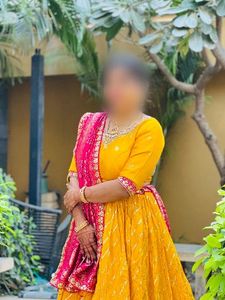 Vibrant Yellow Lehenga Choli