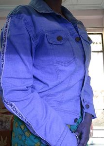 Denim Blue Jacket For Summer And Winter