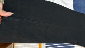 Black Elastic Waist Pants